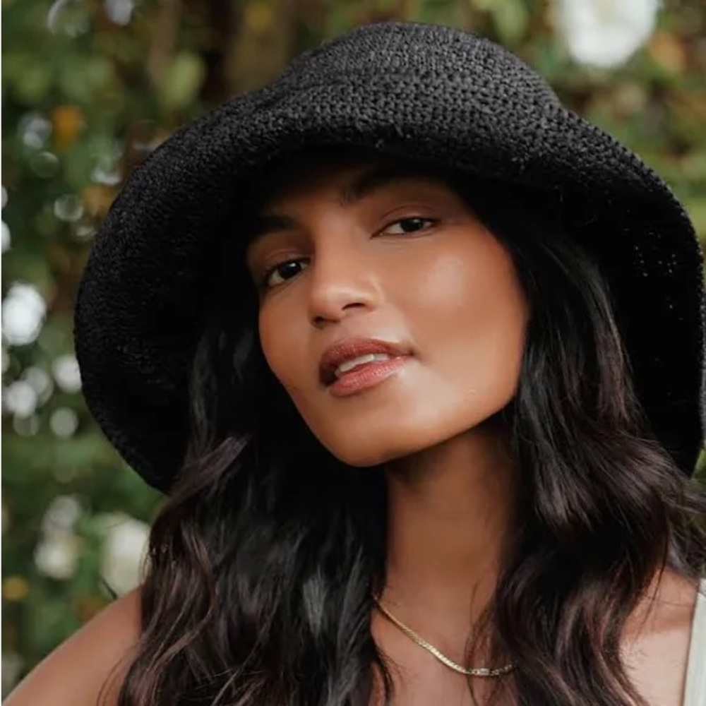 Crochet Raffia Sun Hat